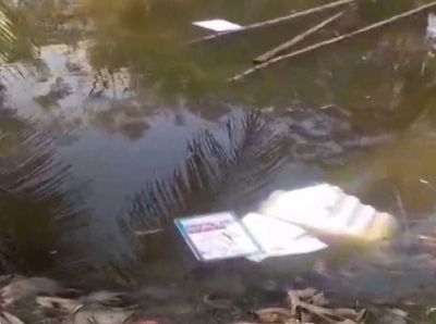 LS Polls: Mob loots EVM, throws VVPAT machine in pond in West Bengal's South 24 Paraganas