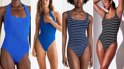 Can you tell which swimsuits are Hunza G lookalikes and which ones are the real deal?