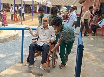Specially abled cast votes across India in final phase of Lok Sabha polls
