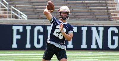 Watch: Notre Dame’s Tyler Buchner was a playmaker wide receiver in high school