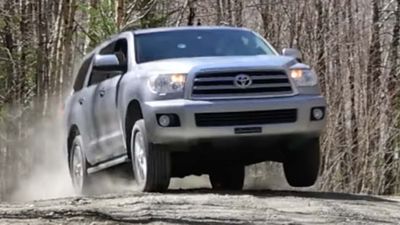 This Is the Angriest You'll Ever See a Toyota Sequoia Get Driven