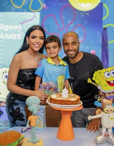 Lucas Moura Celebrates Special Family Moment With Spongebob Theme