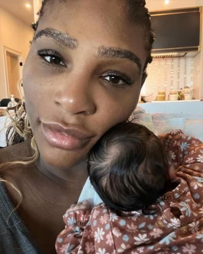 Serena Williams Glows With Joy In Sweet Mother-Baby Selfie