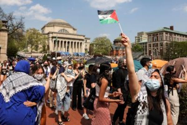 Anti-Israel Protests Continue At Columbia University