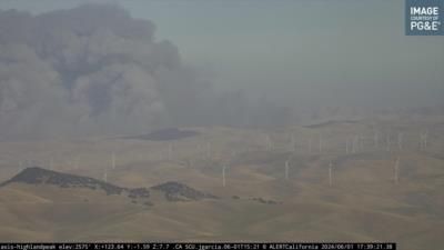 California Firefighters Battle Wind-Driven Wildfire Near San Francisco