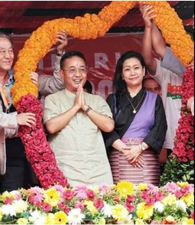 Sikkim CM's wife Krishna Rai wins Namchi-Singhithang seat