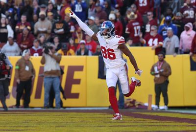 Giants’ Darius Slayton named a cut/trade candidate