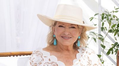 Martha Stewart turns her backyard pool into a resort-worthy oasis with this simple, natural accessory