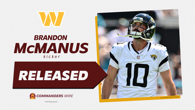 Commanders release kicker Brandon McManus