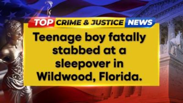 Teenage Boy Arrested For Fatal Stabbing At Sleepover