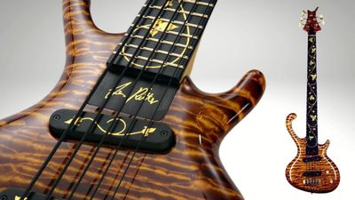 “The nut is carved from 10,000 year-old-Siberian mammoth-tusk ivory”: Is this the world’s most expensive bass guitar?