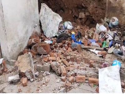 Telangana: 2 children dead, 3 injured after wall collapses in Babul Reddy Nagar