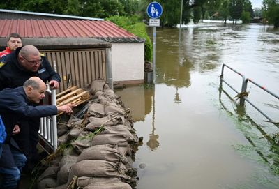 Thousands Evacuated From German Flood Zone As Scholz Visits