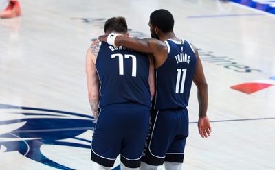 How will the Boston Celtics guard Luka Doncic and Kyrie Irving in the 2024 NBA Finals?