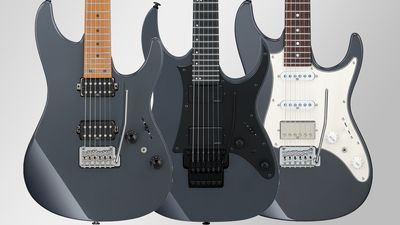 Ibanez expands its Prestige range with a sleek new metallic gray finish option – and an RG with a twist