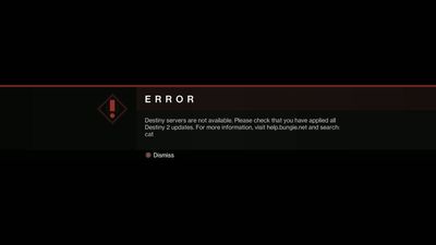 Are the Destiny 2 servers down?