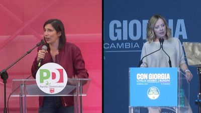 Final campaign rallies in Italy; new polls in France