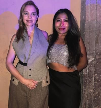 Celebrating Friendship: Yalitza Aparicio Martínez And Friend Share Joy