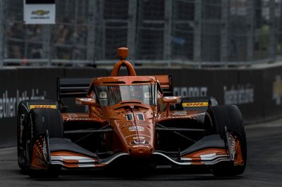 Armstrong ran out of fuel crossing Detroit finish line for first IndyCar podium