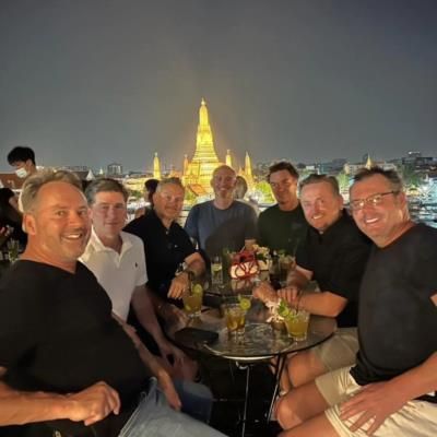 Scott Styris Cherishes Peaceful Moments With Friends Over Green Tea