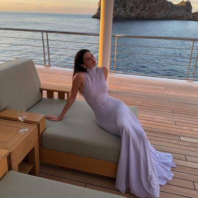 Kendall Jenner Is Pure Romance in a Sheer Dress for Her Spanish Getaway