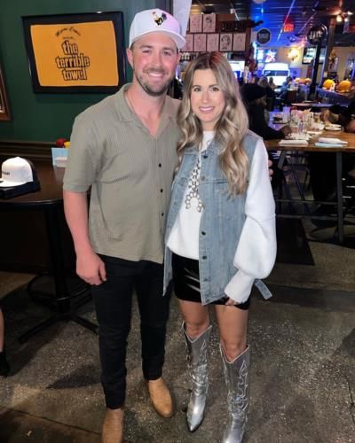 Kyle Farmer And Partner Radiate Joy In Stylish Snapshot