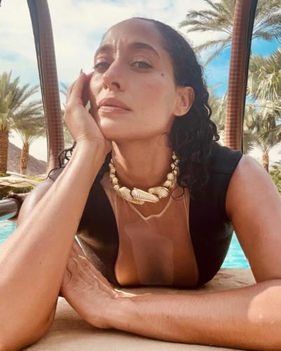 Tracee Ellis Ross Radiates Elegance In Stunning Close-Up Portrait