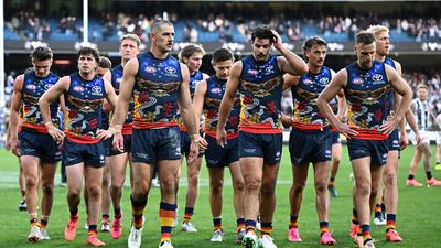 Crows' Laird slams "terrible mindset" in humbling loss