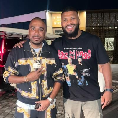 Badou Jack And Friend Exude Camaraderie And Strength In Pose