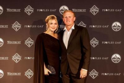 Andrew Vaughn And Wife Radiate Elegance In Matching Black Outfits