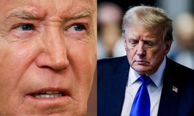 Biden calls Trump ‘reckless and dangerous’ over claims trial was rigged