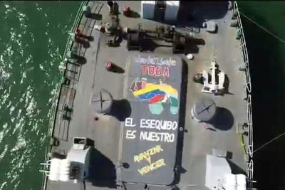 Venezuela deploys navy ship near the Essequibo amid continued territorial tensions with Guyana