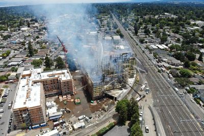 Investigation launched after affordable housing building in $155m project burns to the ground