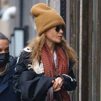 Mary-Kate Olsen Wears a Huge Beanie Hat Despite the 80-Degree Heat