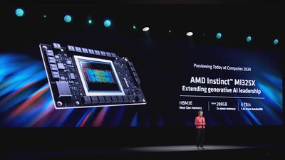 AMD adds ultra-fast memory to flagship AI Instinct accelerator as it looks forward to next gen CDNA 4 architecture — Instinct MI325X accelerator has 2x memory and 30% more bandwidth compared to Nvidia's H200