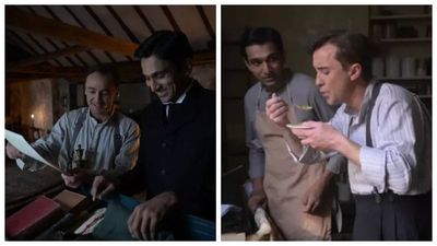 BTS pics of Tom Felton on 'Gandhi' sets with Pratik Gandhi will get you excited for the Hansal Mehta series