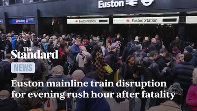 London travel news LIVE: Euston mainline train disruption for evening rush hour after fatality on tracks