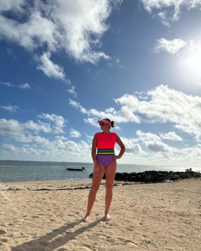 Jelena Ostapenko Enjoys A Rejuvenating Day At The Beach