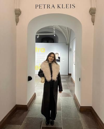 Lily Collins Stuns In Luxurious Winter Fashion