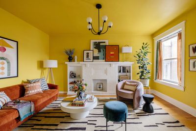 9 Ways to Bring Bright Color Into Your Living Room That Feel Chic, Not Jolting, According to Designers