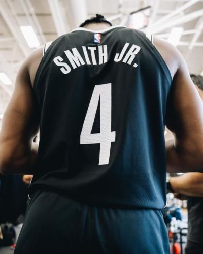 Dennis Smith Jr. Rocks New Team Jersey With Confidence