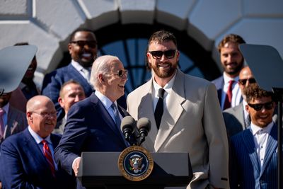 Travis Kelce says Secret Service members told him they’d Tase him if he went up to the White House podium