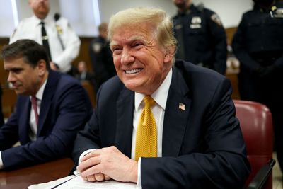 Trump complains that jury didn't smile