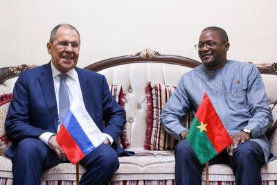 Russia's top diplomat promises more military support for Burkina Faso as he tours West Africa
