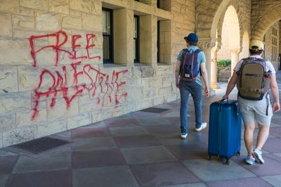 Pro-Palestinian demonstrators arrested after occupying Stanford University president's office