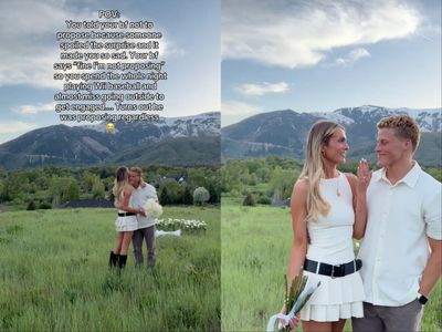 Woman begs boyfriend not to propose after the surprise is ruined