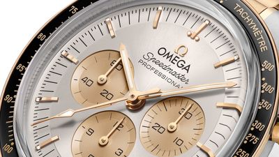 Omega reveals a pair of new bi-colour Speedmasters