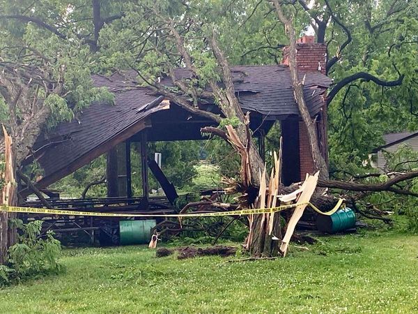 Toddler killed and mother injured during tornado in Detroit suburb