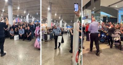 Hundreds show up to farewell beloved Kmart doorman