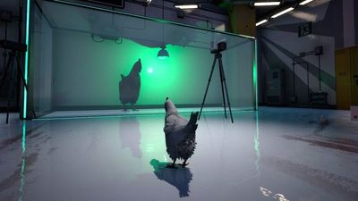 This anti-meat industry horror game was inspired by the death of the dev's pet chicken, and it's basically Abe's Oddysee plus Resident Evil but you're poultry